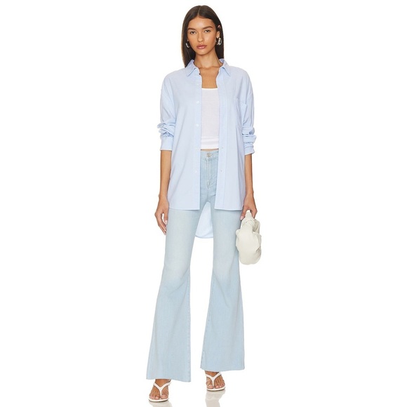 Frame - Le Easy Flare Jeans in Clarity (Light Wash) - Picture 1 of 14